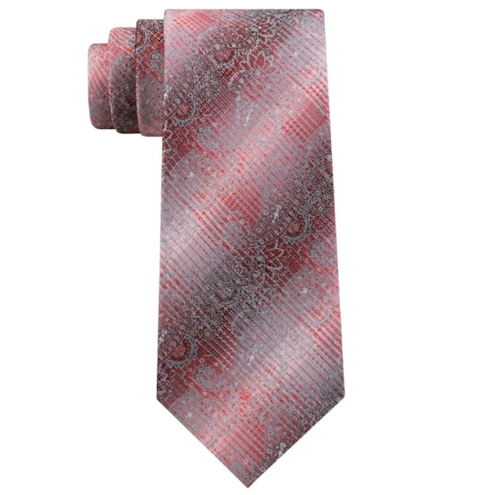 Van Heusen Patterned Tie - Coral Ombre NWT